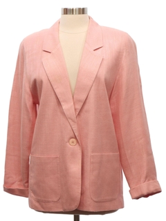 1980's Womens Totally 80s Boyfriend Style Blazer Jacket