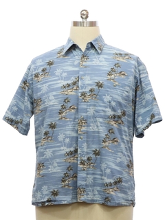 1990's Mens Cotton Hawaiian Style Shirt