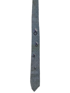 1960's Mens Skinny Rockabilly Necktie