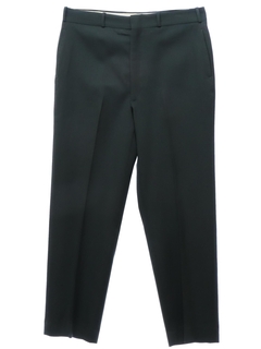 1970's Mens Wool Uniform Slacks Pants