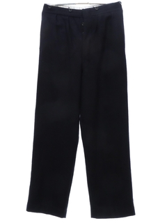 1950's Mens Heavy Wool Pleated Slacks Pants