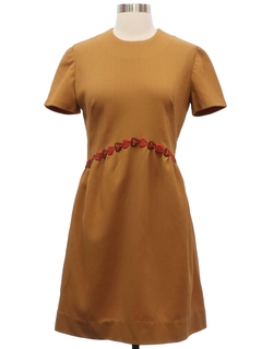 1960's Womens Mod Knit Dress