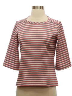 1970's Womens Mod Knit Shirt