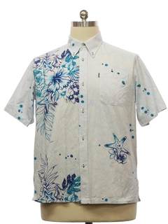 1990's Mens Cotton Hawaiian Shirt