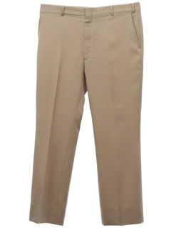 1980's Mens Flat Front Slacks Pants