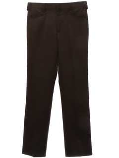 1970's Mens Circle-S Brown Western Style Leisure Pants