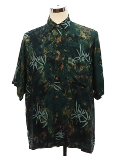 1990's Mens Rayon Hawaiian Shirt