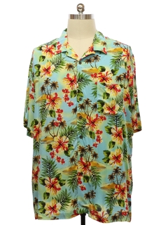 1990's Mens Rayon Hawaiian Shirt
