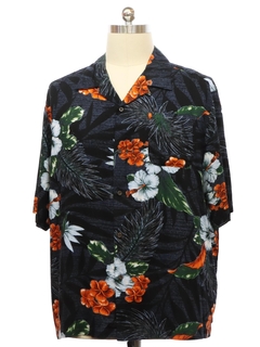 1990's Mens Rayon Hawaiian Shirt