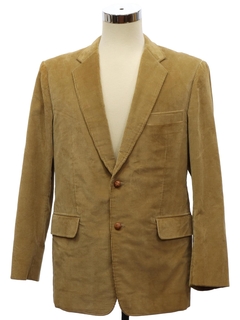 1980's Mens Grunge Corduroy Blazer Sport Coat Jacket