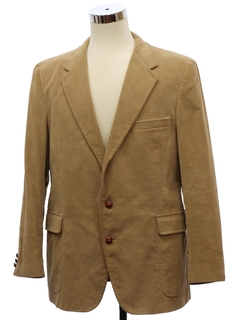 1980's Mens Jordache Corduroy Blazer Sport Coat Jacket