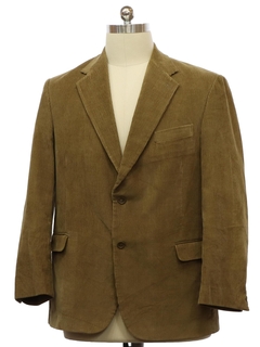 1980's Mens Corduroy Blazer Sport Coat Jacket