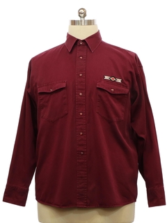 1990's Mens Panhandle Slim Western Shirt