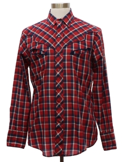 1980's Mens Kenny Rogers Rodeo Style Western Shirt