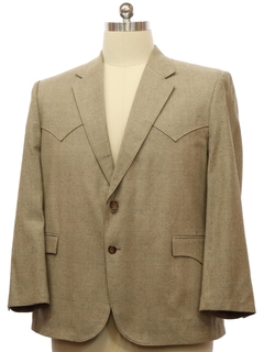 1990's Mens Circle-S Western Blazer Sport Coat Jacket