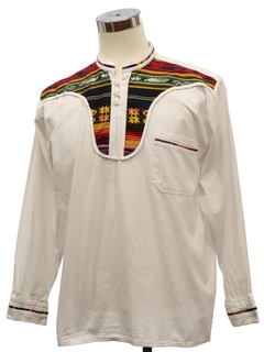1970's Mens Ecuadorian Shirt