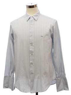 1960's Mens Monogrammed French Cuff Shirt