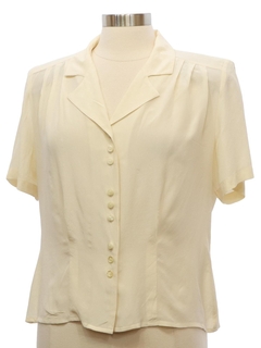 1980's Womens Silk Shirt