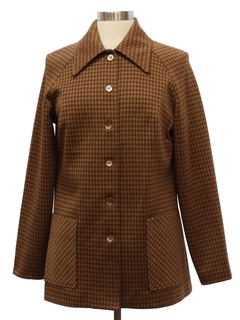 1970's Womens Mod Knit Leisure Jacket