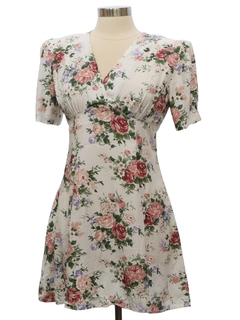 1980's Womens Totally 80s Mini Dress