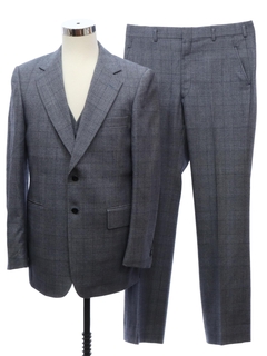 1970's Mens Three Piece Wool Suit