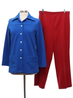 1970's Womens Combo Leisure Pants Suit