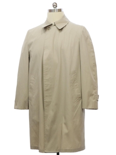 1980's Mens London Fog Overcoat Trench Jacket