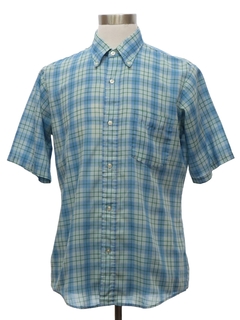 1960's Mens Preppy Mod Shirt