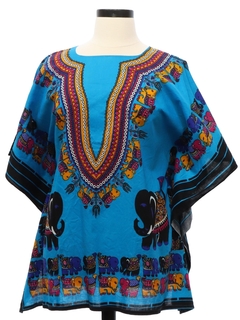 1970's Womens Dashiki Style Shirt