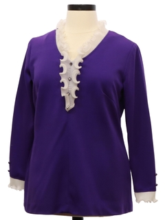 1960's Womens Mod Knit Shirt