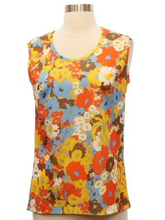 1960's Womens Mod Hippie Shirt