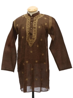 1990's Unisex Kurta Style Tunic Shirt