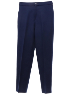 1980's Womens Levis BendOvers Dark Blue Knit Pants