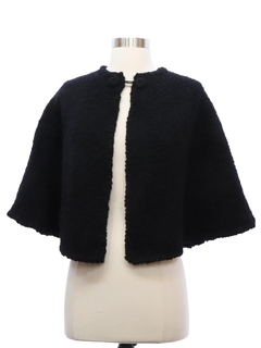 1950's Womens Wool Cape Jacket