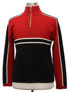 1980's Mens Meister Mod Wool Ski Sweater