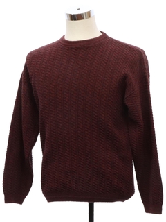 1980's Mens Bill Blass Cotton Blend Sweater