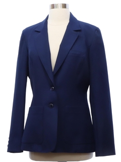 1980's Womens Boyfriend Style Blazer Sport Coat Jacket