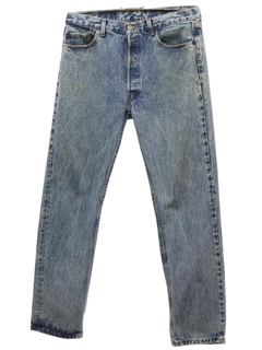 Mens Vintage 80s Acid Washed Jeans at RustyZipper.Com Vintage Clothing