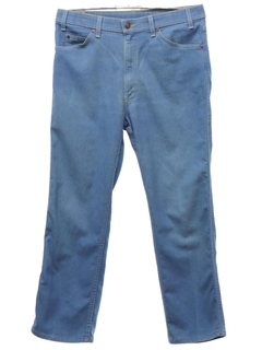 1970's Mens Levis Action Jeans Brushed Cotton Denim Pants