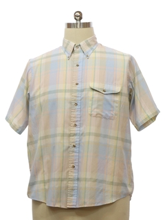 1980's Mens Preppy Sport Shirt