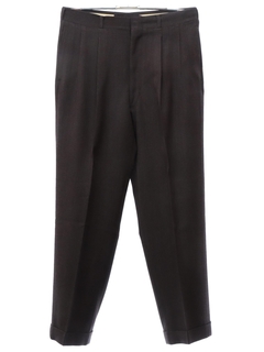 1960's Mens Mod Pleated Slacks Pants