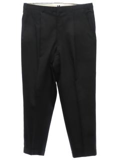 1960's Mens Mod Pleated Pinstriped Slacks Pants