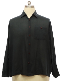 1990's Mens Silk Blend Sport Shirt