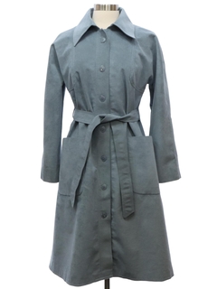 1970's Womens Ultra-Suede Mod Coat Dress