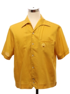 1960's Mens Iolani Hawaii Mod Sport Shirt