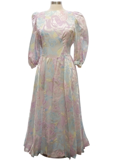 1980's Womens Totally 80s Princess Style Dress