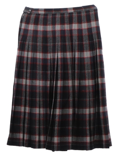 1950's Womens Pendleton Turnabout Wool Skirt