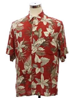 1980's Mens Pierre Cardin Rayon Hawaiian Shirt