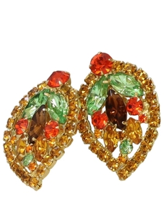 1960's Womens Accessories - Clip Earrings