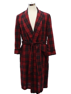 1960's Mens Smoking Jacket Style Robe